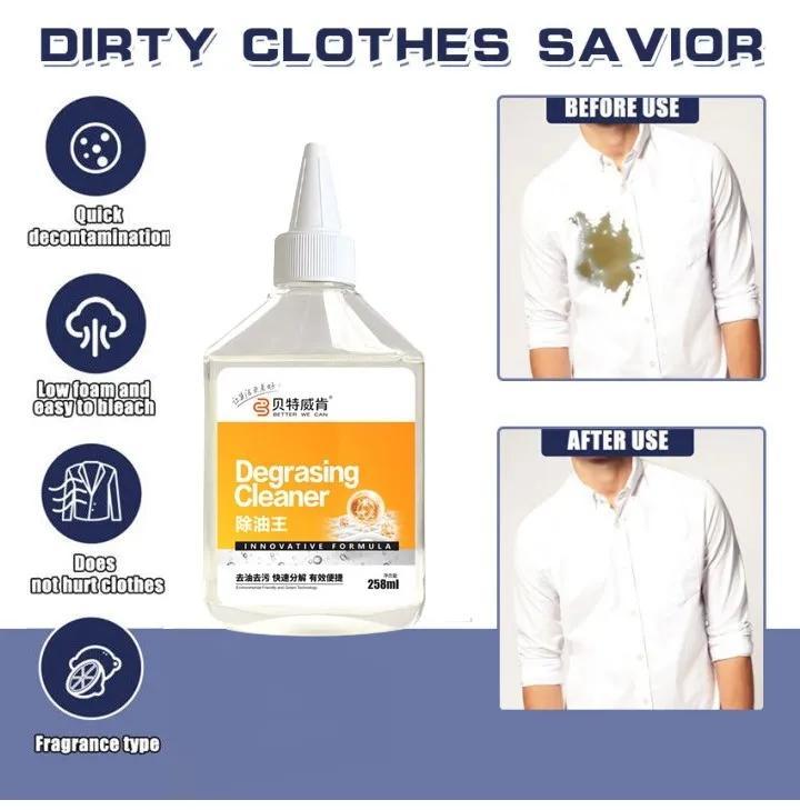 Chất Tẩy Vết Bẩn Quần Áo Mạnh Mẽ Hòa Tan Vết Bẩn Dầu Trên Vải Thích Hợp Sử Dụng Trong Gia Đình