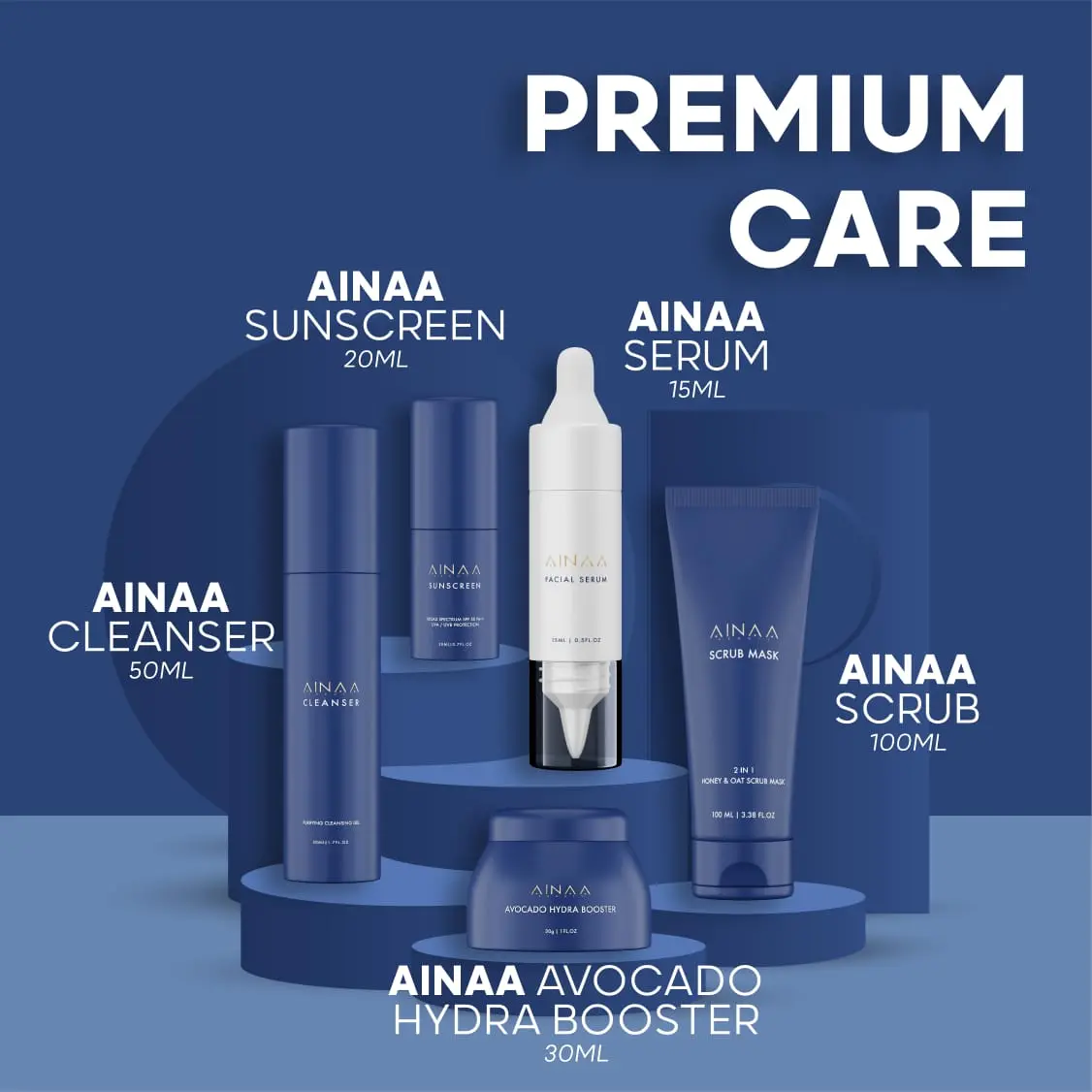 Ainaa Beauty Skincare All Skin Types Set