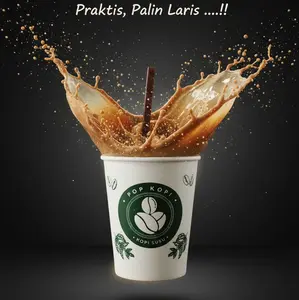 Pop Kopi Susu Coffee Cup Instan Paket Lengkap untuk Event Pesta & Traveling