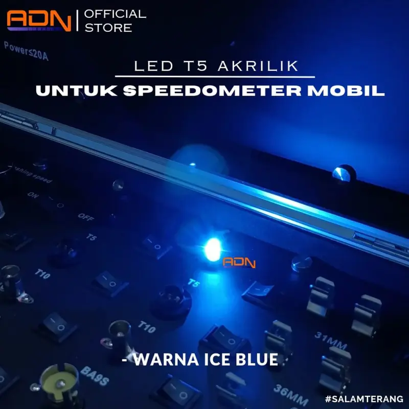 T5 Led Acrylic Resin Speedometer knob AC Panel Indicator OEM PNP 5