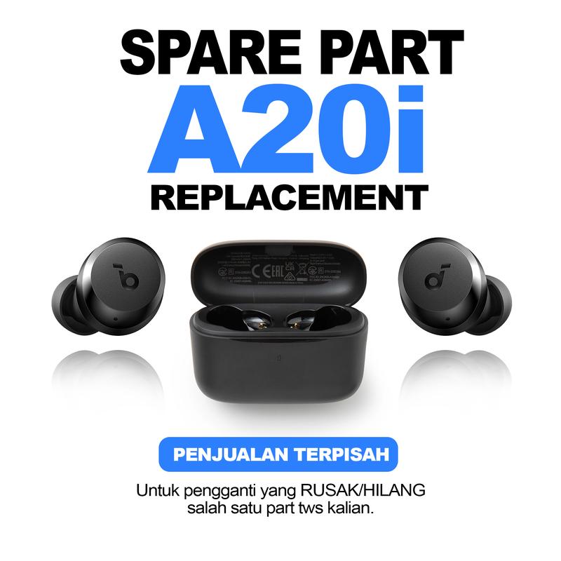 [SPARE PART] TWS A20i Pengganti yang rusak atau hilang Segel Shop  Tokopedia