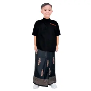 Sarung Instan Anak Motif Sarwon Modern Bahan Halus Nyaman Anti Melorot Ukuran M L XL Cocok Untuk Anak 1 7 Tahun