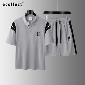 Bộ đồ nam Polo thể thao ECOLLECT SS48 – Chất liệu vải waffle tổ ong cao cấp 280g, thêu vi tính sắc nét