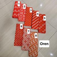 Gambar Kain Batik Garutan warna Oren (010319) dari Kayla Batik Kota Administrasi Jakarta Barat 3 Tokopedia