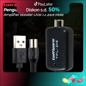 COD TAFFWARE Penguat Sinyal Antena TV Digital Booster Antenna Amplifier DVB-T2 TFL-D15