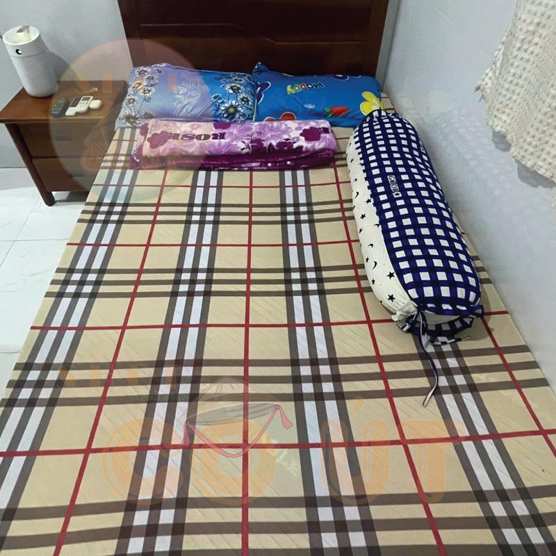 Grap Bọc Nệm/ Ga giường vải Thun LẠnh Hàn Quốc Đẹp Mềm Mại Thoáng Khí Không Nhăn, Drap Áo Nệm Cao 3Cm - 15Cm Họa Tiết Đẹp