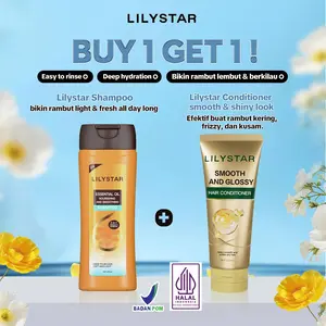 [BUY 1 GET 1] Buy 1 LILYSTAR Essential Oil Nourishing and Smoothing Shampoo GET 1 LILYSTAR Smooth and Glossy Hair Conditioner