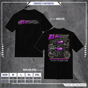 Kaos GL PRO MAX UNGU HEREX ICIKIWIR Baju Distro Cotton Pe 24s tebal Bisa Bayar Ditempat (Cod)