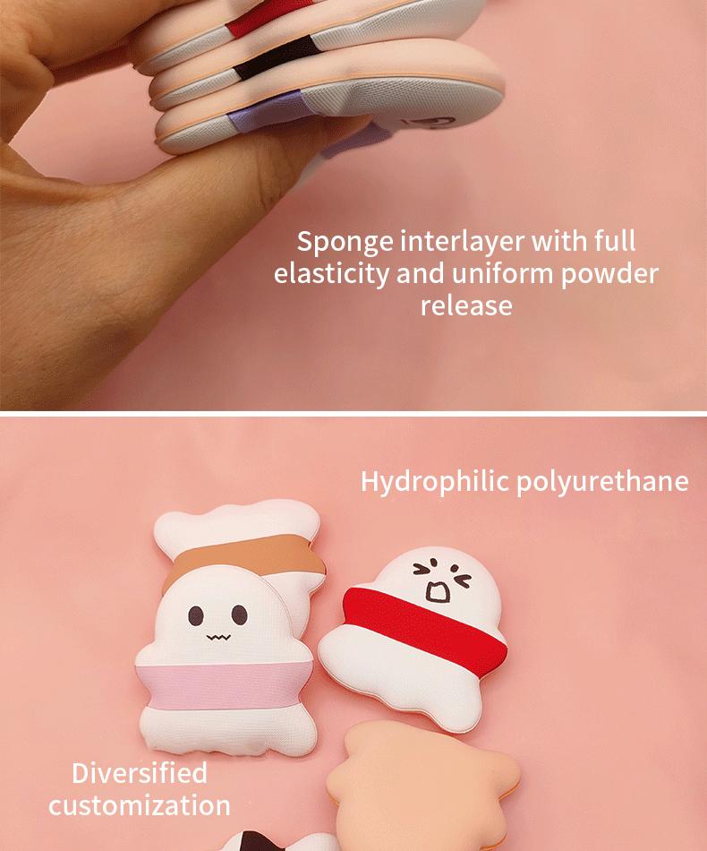 Product Introduction of Cute Clouds Cosmetic Puff Air Cushion Beauty Sponge Washing Face Puff Women Foundation Powder Makeup Beauty Sponge Makup Sponge 9