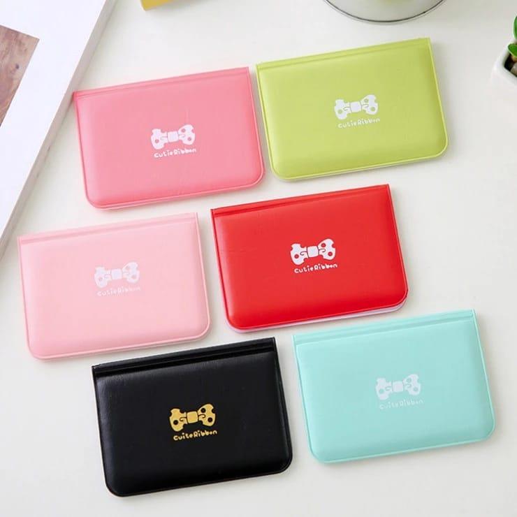 [COD] Dompet Kartu Kulit 12 Slot Card Holder Dompet Wanita 3