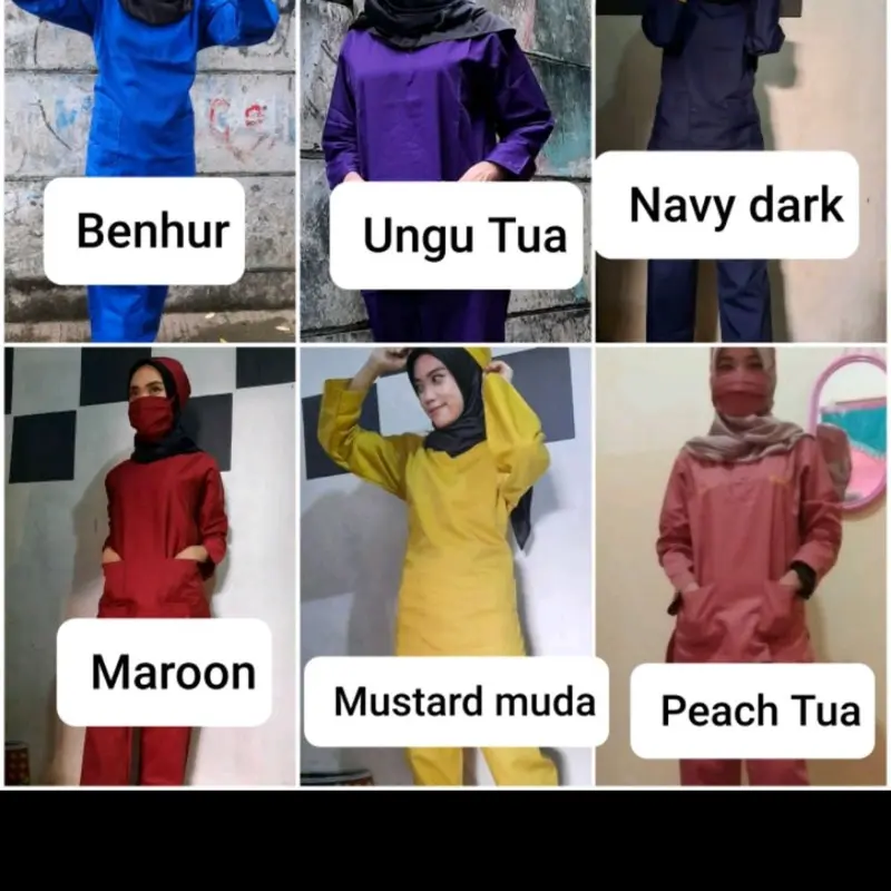 Baju OKA / Baju Jaga / Baju Perawat / Baju scrub/Medical clothes 1