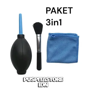 Cleaning Kit 3in1 Pembersih Kacamata HP Gadget Smartphone - Paket Hemat