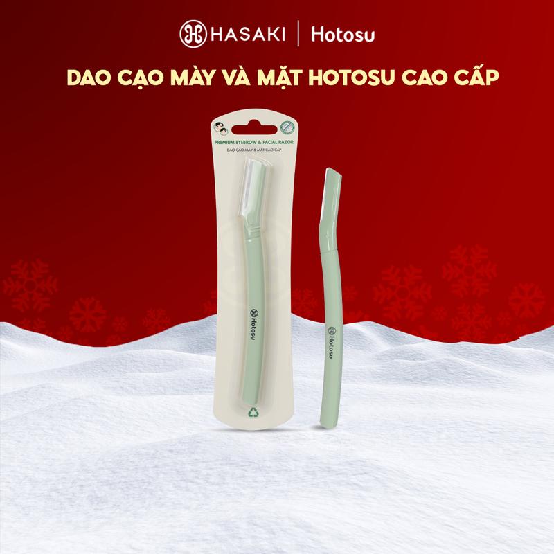  Dao Cạo Mày Và Mặt Hotosu Cao Cấp Màu Xanh  1 Cây  | HASAKI BEAUTY 