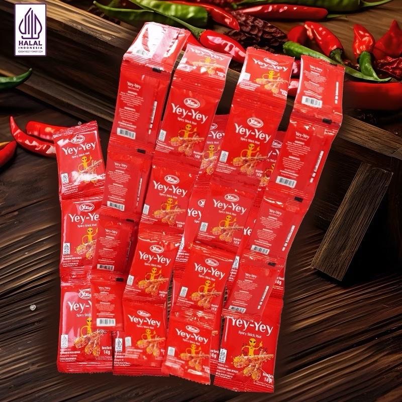 YIXUE Halal Snack Cemilan Renceng Renyah yey-yey Casual snacks Exciting snacks Spicy Snacks