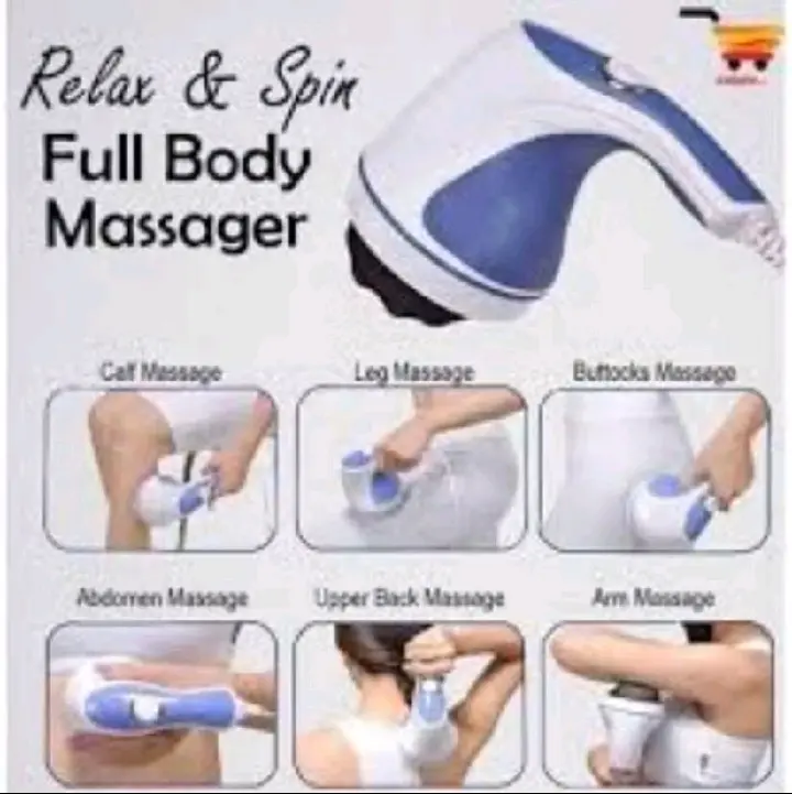 Relax & Spin Tone alat pijat pelangsing elektrik untuk lengan paha bokong punggung perut betis Therapy Terapi 3