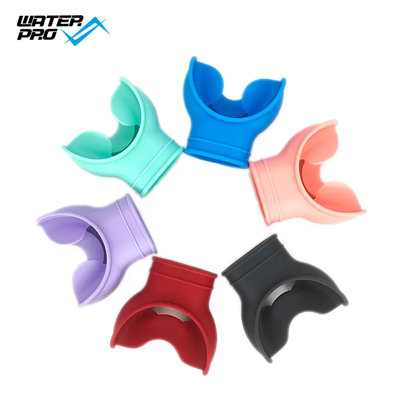 Water Pro Common Mouthpiece All Silicone Scuba Diving Free Diving Snorkeling Water Sports