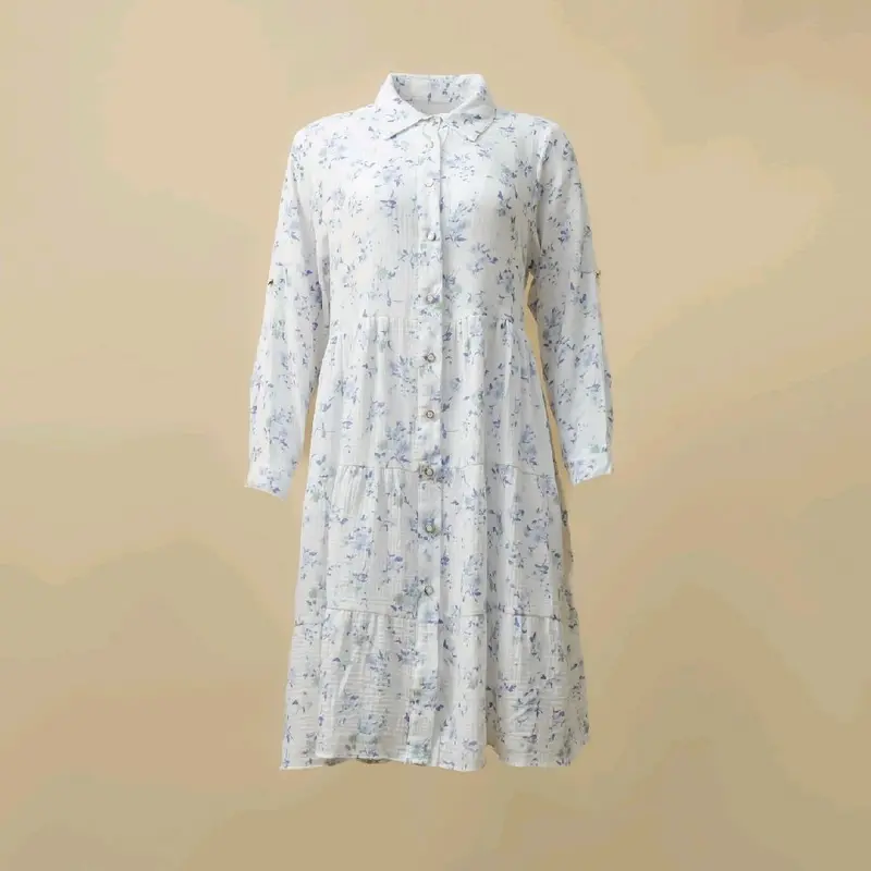 Zanzan.Cloth FAZA TUNIK Atasan Wanita Bahan Double Gouze Cotton Motif 3