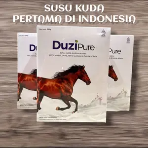 Duzi Pure Paket 2 Box Susu Kuda Bubuk Herbal 100% Original