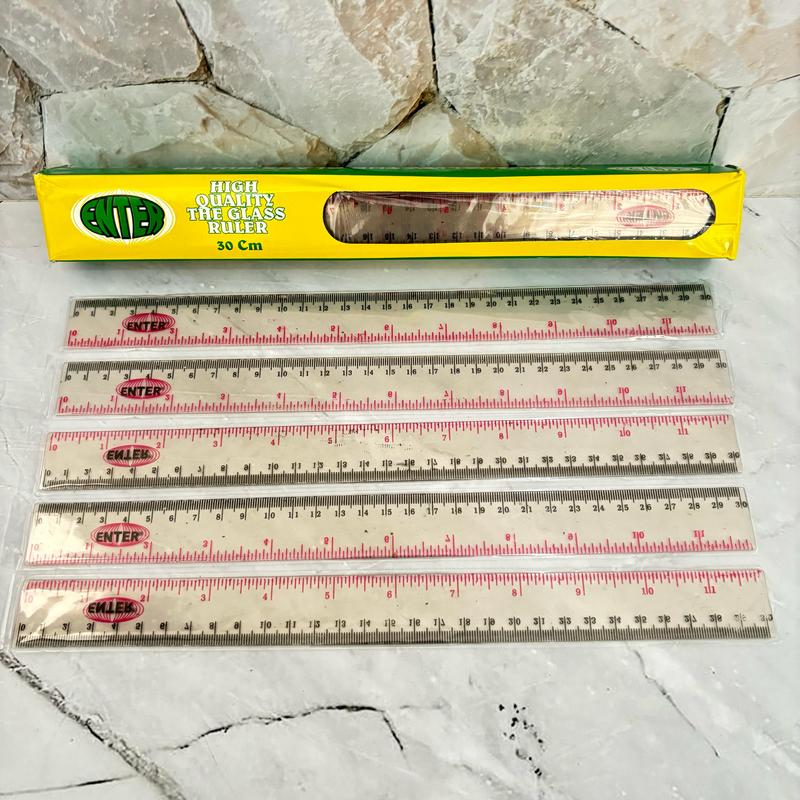Product Introduction of Azka Stationery SELUSIN ( 12 PCS ) Penggaris Plastik Mika 30 Cm 0