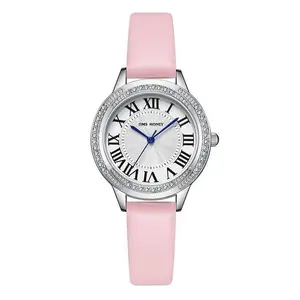 JIMS HONEY JHW 30 JAM TANGAN WANITA ANALOG FREE BOX EXCLUSIVE santai Kaca Kulit Watches