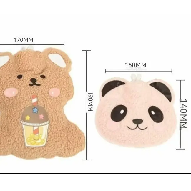 Túi Nước Nóng, Lông Cừu Teddy Dễ Thương, Phong Cách Hoạt Hình, Túi Làm Ấm Tay Nhồi Bông Mini, Thích Hợp Cho Học Sinh, Đệm Sưởi, Cho Bé Gái, Đổ Đầy Nước, Lý Tưởng Cho Mùa Đông 3