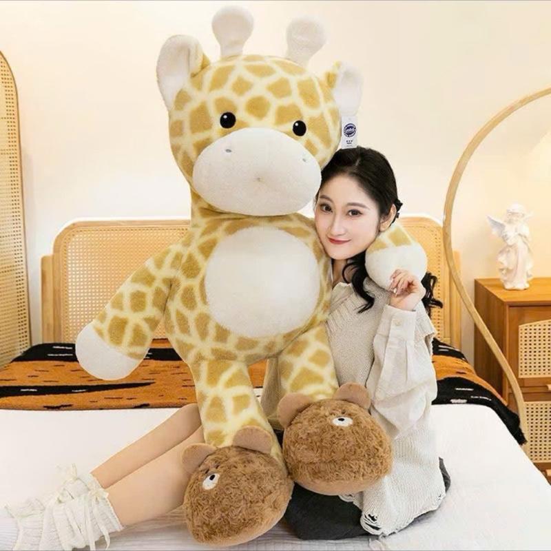 Gấu bông Hươu  chạy 45cm  -65cm -90cm- 1m1 . (tặng  dưa 30cm hoặc   Muỗi   cho cả  4 siez )     Gấu bông Toy thú nhồi bông