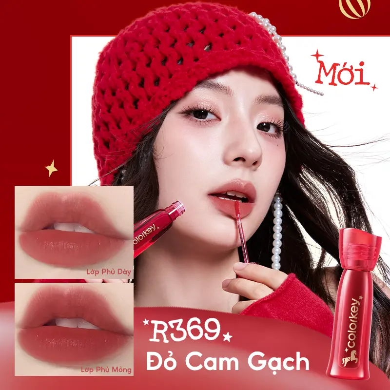 [PHIÊN BẢN POKKY MAO] Son COLORKEY Soft Matte Water Tint Bản Nâng Cấp Bền Màu, Chất Son Ẩm Mịn Như Sương 2.5g | BigBuy360 - bigbuy360.vn
