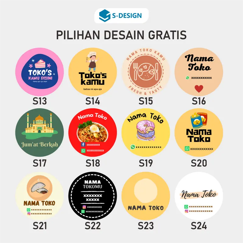 STIKER LEMBARAN KUALITAS TERBAIK SDESAIN / STIKER LABEL / STIKER / STICKER / STICKER LABEL / CETAK STIKER 2