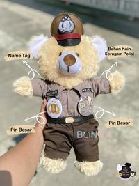 Gambar Boneka PROFESI Polisi ukuran 40cm Free Parcel Bisa Custom Nama Abdinegara dan Foto Proses 1 Hari Jadi BONKA Bonekahandmadesukasuka Plastik Dolls Toys - Name Tag dari Bonekahandmadesukasuka Kota Surakarta 1 Tokopedia