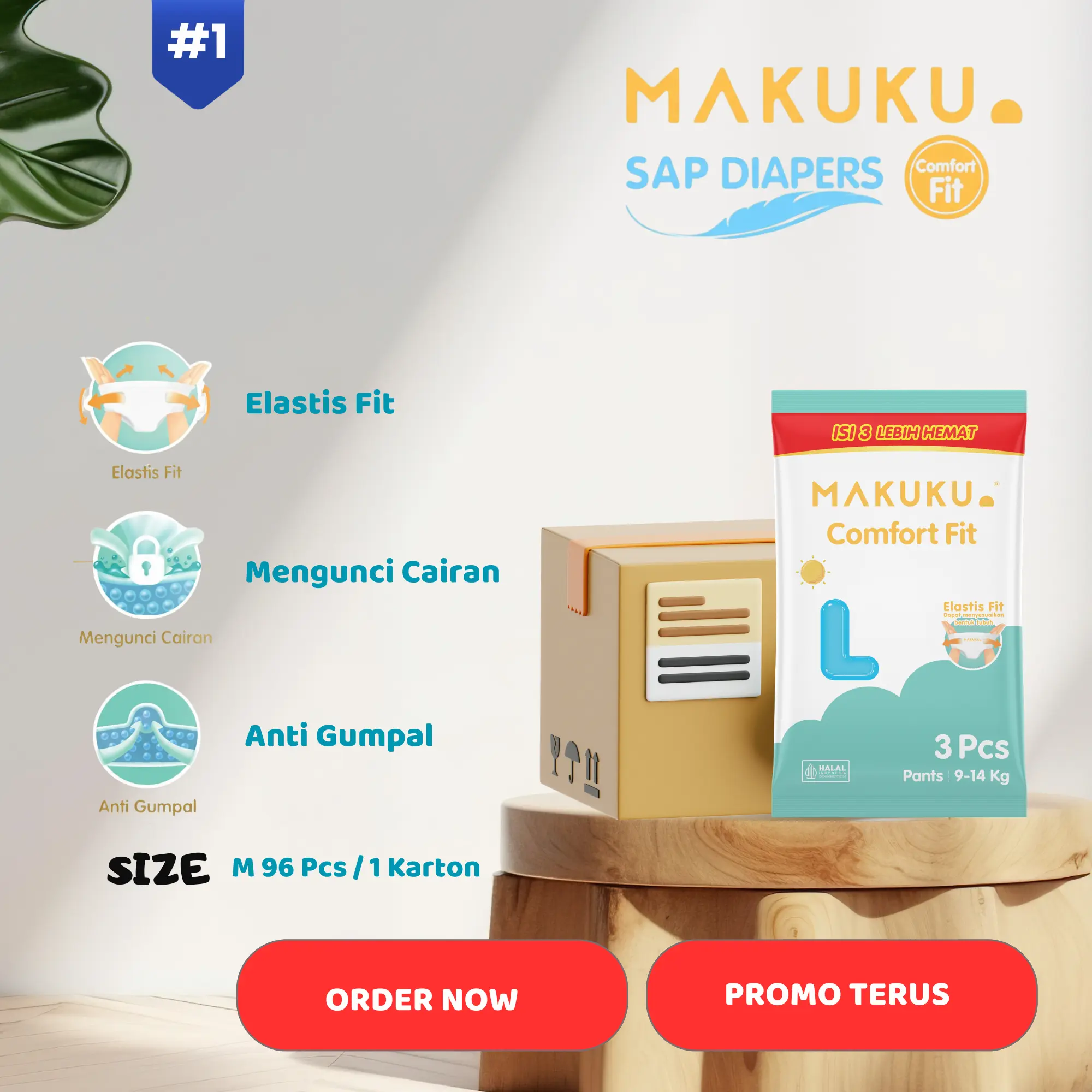 L 1 KARTON ISI 96 PCS  Pants / Celana