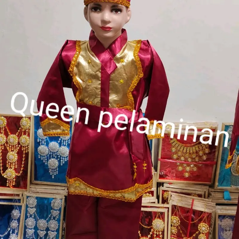 Baju padang/minang anak laki laki ukuran TK, SD, SMP, dan SMA sesuai gambar 7