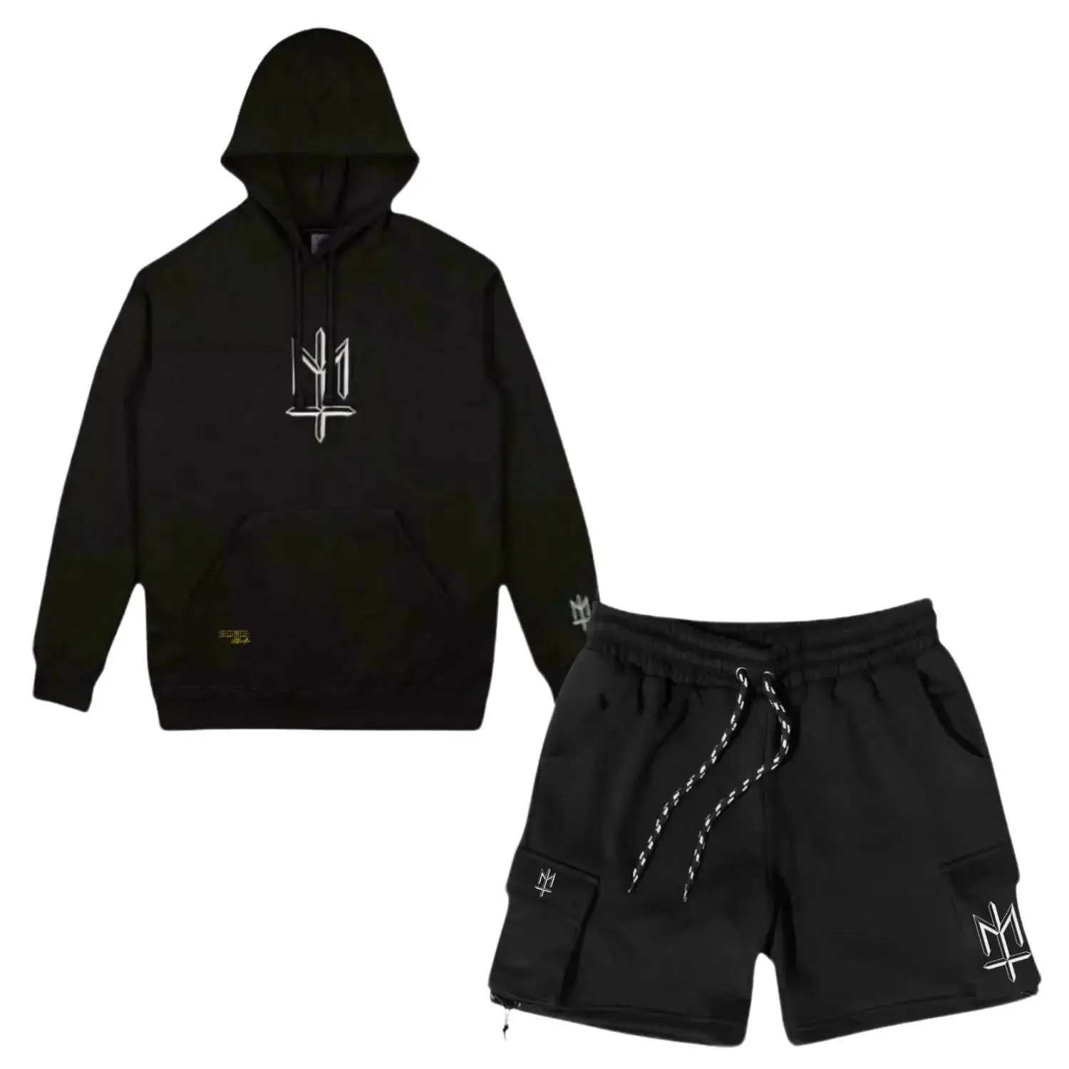 Hoodie Setelan Dan Celana Pendek Pria Wanita Distro Stelan Sweater Celana Cargo Bahan Flece Brend Berbahan Tebal Hitam Outfit Setelan Hodie 1 Set Dewasa XXL Sweter Outfit Skena Setelan Kargo Polos Setelan Starboy Pria One Set Sablon Maternal Kekinian COD