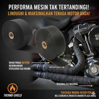 Gambar Lakban Peredam Panas Knalpot Motor / Exhaust Wrap 10 Meter Original dari Ibra84shop Kab. Tangerang 1 Tokopedia