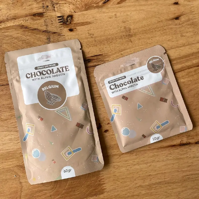 Pinkroulette Masker Organic Face Mask Travel size / mini size 20gr Coffee Coklat Greentea Lemon Mencerahkan Beruntusan Berjerawat Wajah Kunyit Turmeric Facial Melembutkan Kotoran Berminyak 3