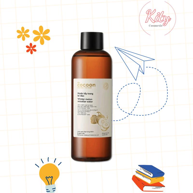 Nước Tẩy Trang Bí Đao COCOON Chăm Sóc Da Mụn 140ml/500ml
