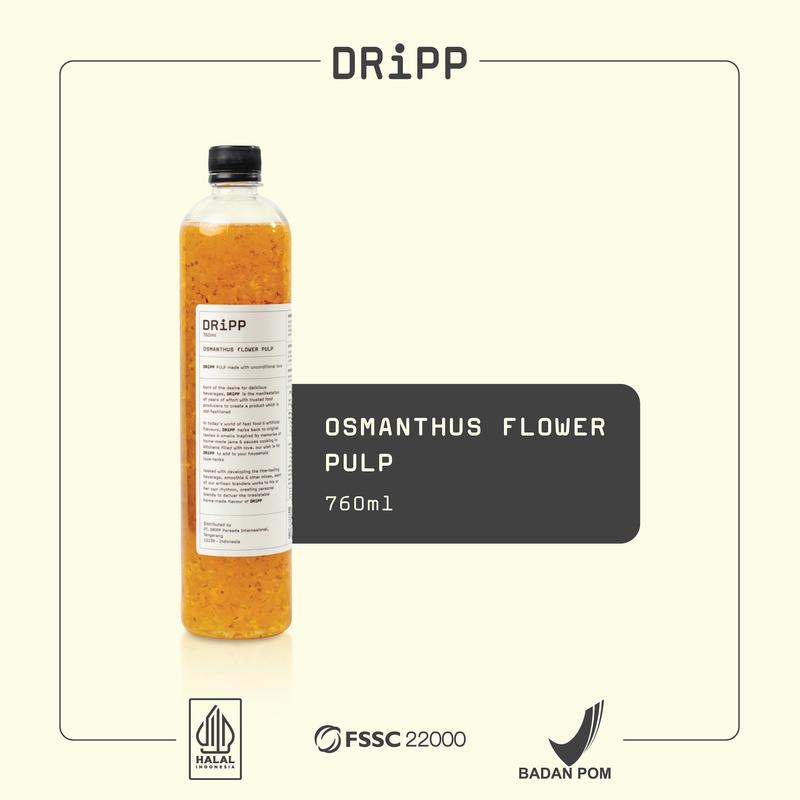 DRiPP Osmanthus Flower Pulp (Sirup Rasa Bubur Bunga Osmanthus) Untuk ...