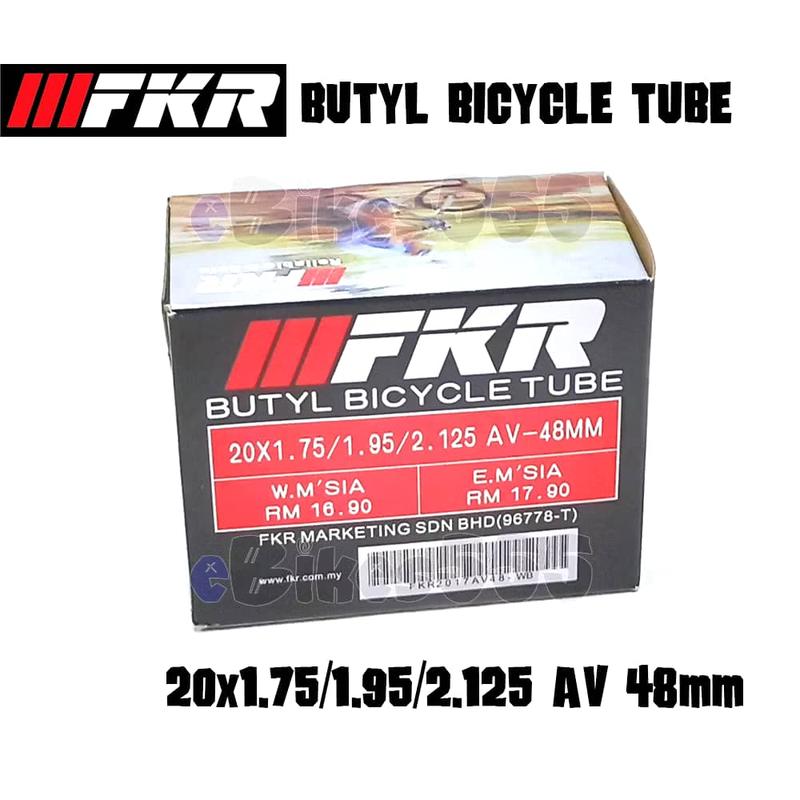 Bicycle FKR Butyl Tire Tube AV 16"20"24"26"27"27.5"29" FV 40mm 60mm Long Bike Schrader Valve Tyre Tubes Tiub Tayar 5