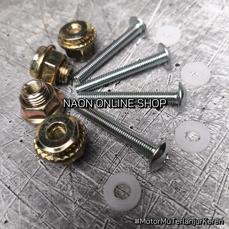 Baut Mur Wellnut Visor Windshield Anti Jebol Variasi Aksesoris Motor Yamaha Nmax Neo Turbo Lexi Lx Aerox 155 Xmax Connected Vixion Honda Adv Pcx 150 160 155 Cb150x Bahan Logam Besi Anti Karat 5