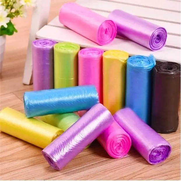 Laku Kantong Sampah Roll Tali Serut isi 5 roll Kresek Sampah Roll Plastik Roll Plastik Sampah 2