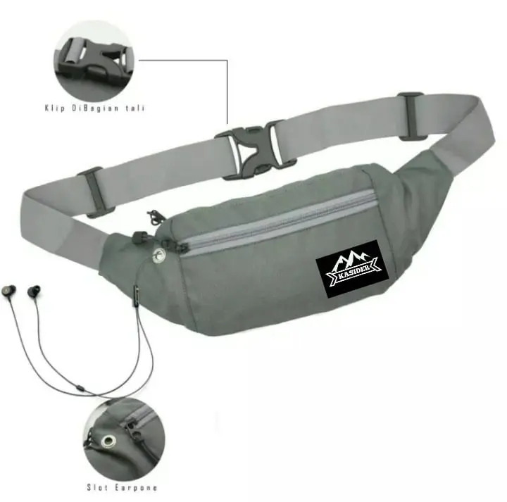 Tas Waistbag Pria Selempang Oval - Harga Grosir Termurah - Pinggang
