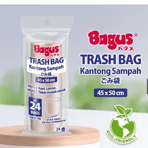 Kantong Sampah Bagus Trash Bag Roll 45 x 50 cm 24's - 24 L -,.