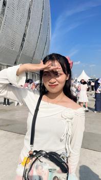 Product Review of KIYANA Cirebon Cloth - Flower Top / Long Sleeve Ribbon Coquette Knit Top / Atasan Knit Lengan Panjang Wanita Knitwear Crop Cardigan Baju Tangan Kerah from h**y 0
