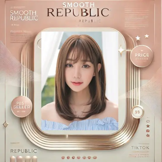 Wig full Lace Rambut Palsu Wanita Short Straight Model Bob / Wig Wanita Poni Lucu Natural HairMF-238