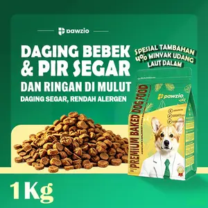 PAWZIO PREMIUM BAKED DOGFOOD Makanan Anjing Kaya Protein & Superfood untuk Tubuh Sehat & Berotot