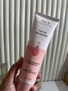 Product Review of [He-Ji] Tone Up Booster 100ml - Glowing, Brightening and Healthy Skin from i**7 0