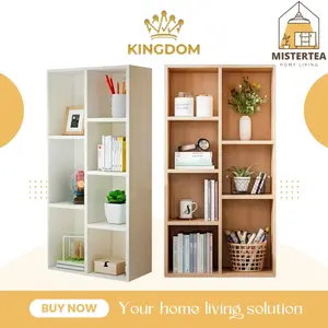 [READY STOCK] KINGDOM PANEL RAK SERBAGUNA KAYU / RAK BUKU / RAK DAPUR / RAK PIRING / RAK BAJU 2 / 3 / 4 / 7 / 11 SUSUN RSG