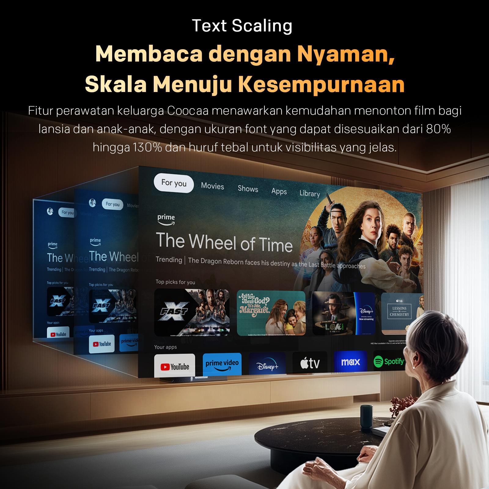 [indrabudimanlbs X COOCAA] COOCAA 32 inch Z55 TV 2K Google TV - 2K HDR 10 - Eye Care 5.0 - Dolby Audio - Multiple Screen Cast