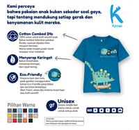 Gambar Kennai Kaos Anak Laki Laki 1-12 Tahun Kaos Anak Perempuan Series Jungle Friend Cotton Combed 24s - DINO BATTLE, S dari kennaikids Kota Bandung 2 Tokopedia