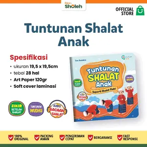 Bikin Sholeh Tuntunan Shalat Anak Audio Book Panduan Wudhu Sholat dan Dzikir Anak Ilustrasi Full Color & Bacaan II Edukatif