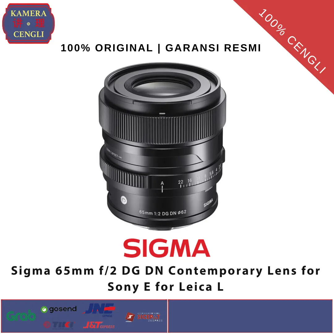 Sigma 65mm f/2 DG DN Contemporary Lens for Sony E for Leica L